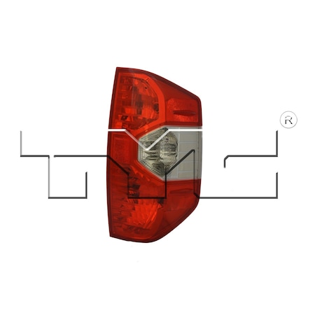 Tyc Tyc Capa Certified Tail Light Assembly, 11-6641-00-9 11-6641-00-9